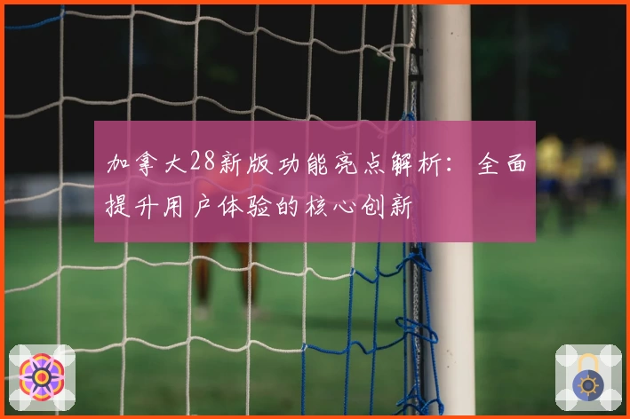 加拿大28新版功能亮点解析：全面提升用户体验的核心创新
